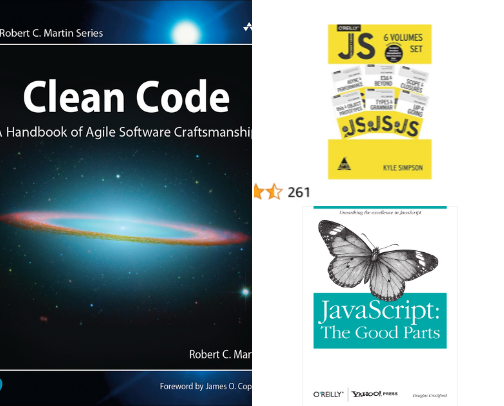 Top Books for Full-Stack Developers cover photo collage