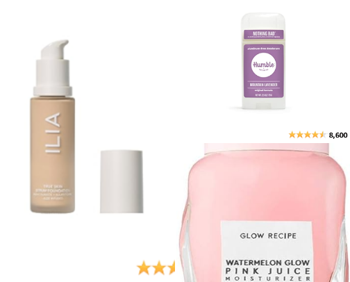 Healthy Self Care & Beauty Items cover photo collage