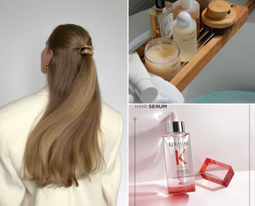 Hair Essentials🎀🚿🫧 cover photo collage