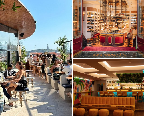This is your  list for things to do and TikTok worthy restaurants in Lisbon , Portugal cover photo collage