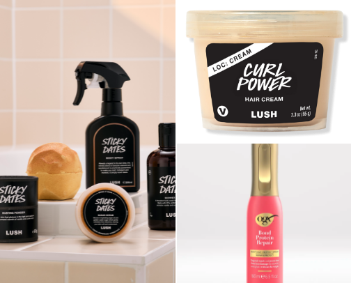 Bodycare and Haircare cover photo collage