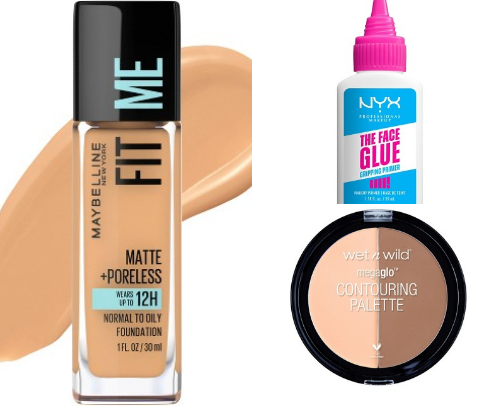 low budget make up products 💄 cover photo collage