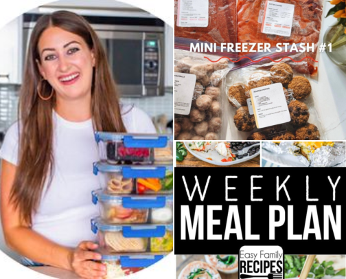 My favourite Food Bloggers with Meal Plans cover photo collage