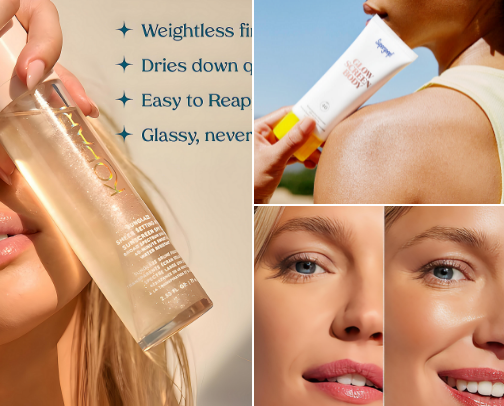 Must-have Skin Products for that dewy, glass-skin, shimmery look cover photo collage