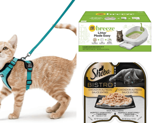 Cat products cover photo collage