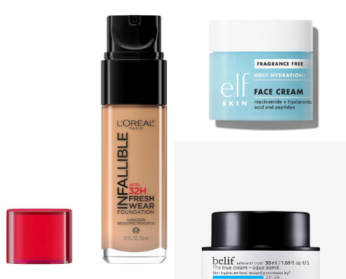 My favorite beauty recs cover photo collage