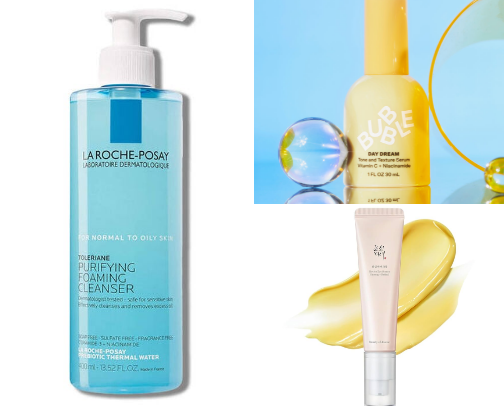 My skincare routine cover photo collage