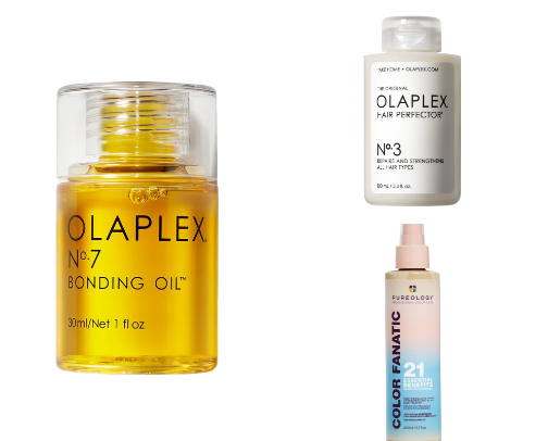 Favorite Hair products for straight,wavy, and dry hair cover photo collage