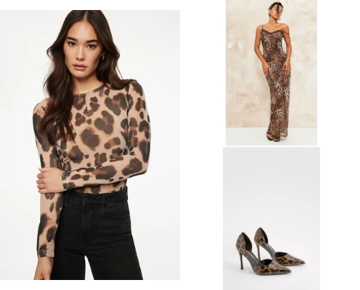 "Leopard Print Season" cover photo collage