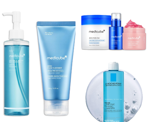 Skincare Products I Swear By cover photo collage