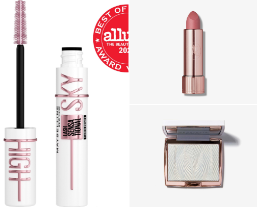 Make-up products cover photo collage