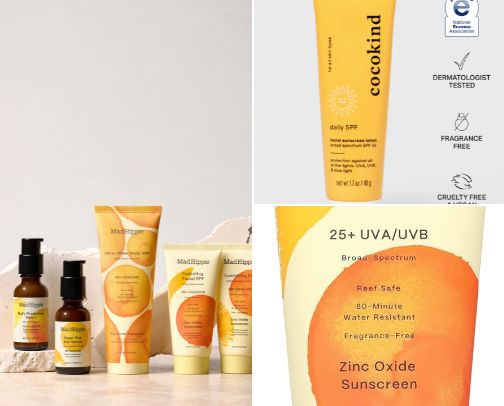 Suncare Melanin-Friendly🤎 cover photo collage