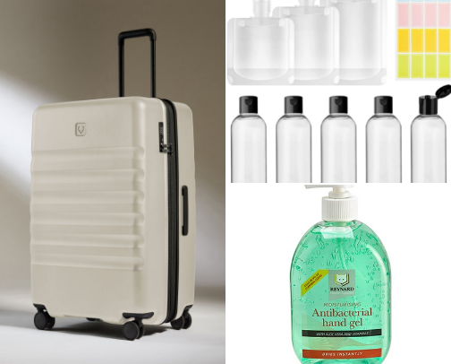 Travel essentials cover photo collage