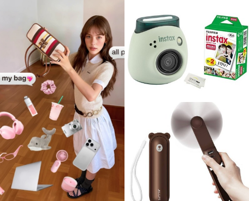 What's in Lucy Sunflower's Bag cover photo collage