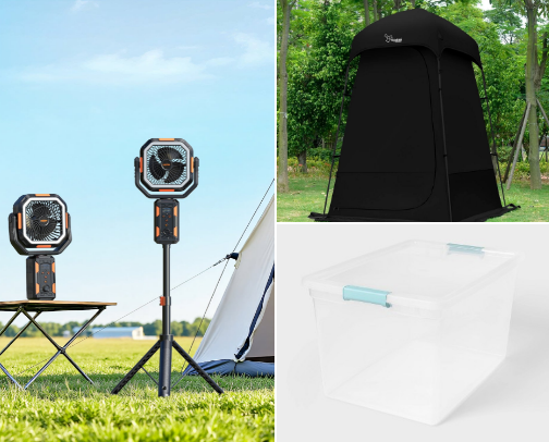 Camping Essentials! cover photo collage