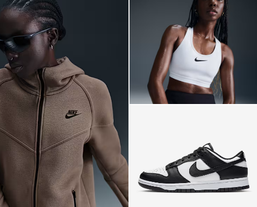 Nike girl Classics cover photo collage