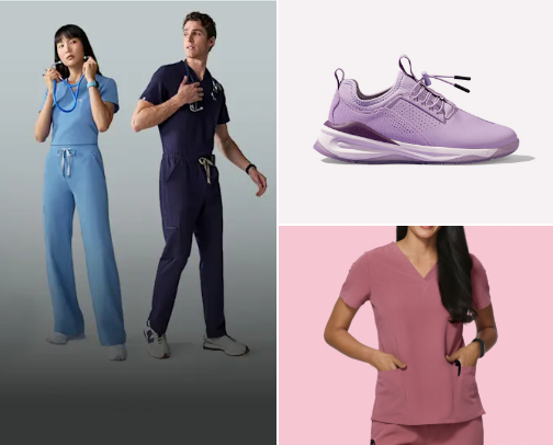 Scrubs and More cover photo collage