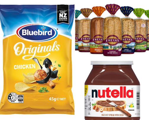 were all HUMAN - fave junk foods 😋 😍 cover photo collage