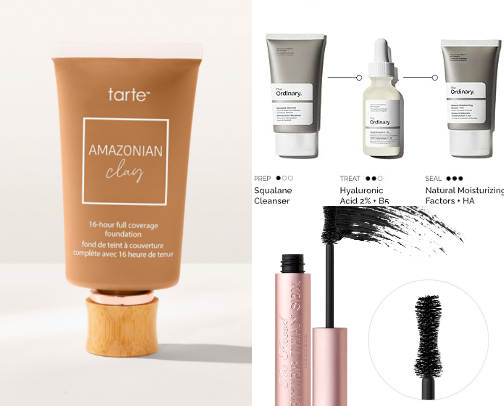 Makeup & Skincare cover photo collage