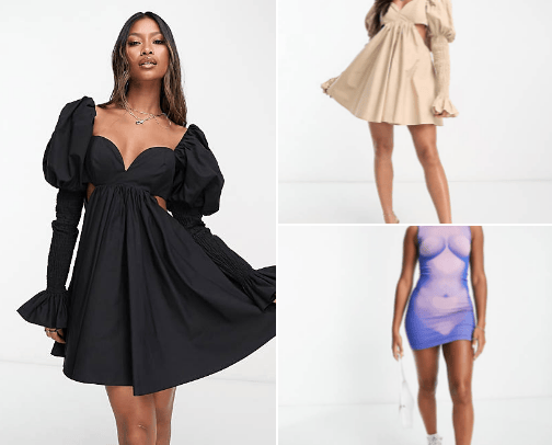 dress cover photo collage