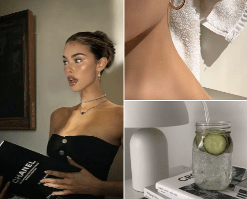 ✨ CLEAN GIRL AESTHETIC ✨ cover photo collage