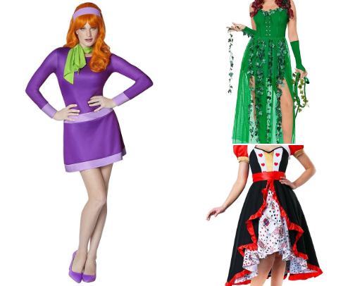Redhead Halloween costumes cover photo collage