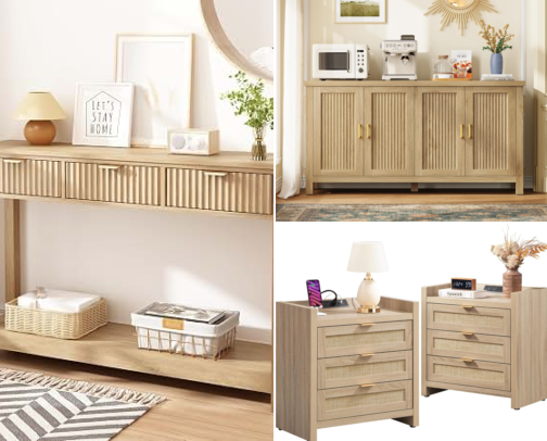 Furniture that looks expensive at affordable prices cover photo collage