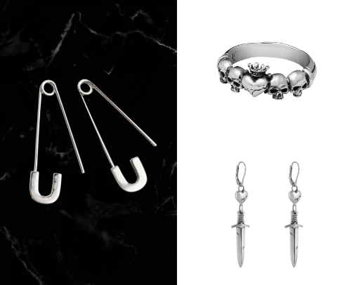 Drenched in Silver cover photo collage