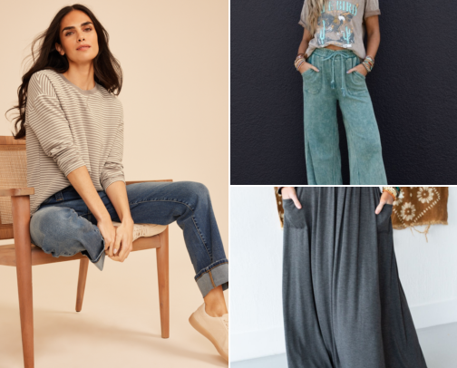 clothing + accessories cover photo collage