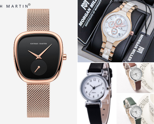 jam tangan modern stylish cover photo collage