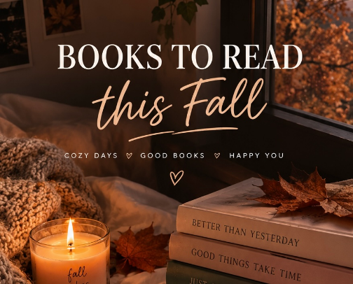 Books that are perfect to read for autumn 🍂🎞️🦢🕯️ cover photo collage