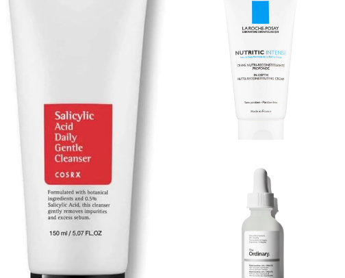 Skincare cover photo collage