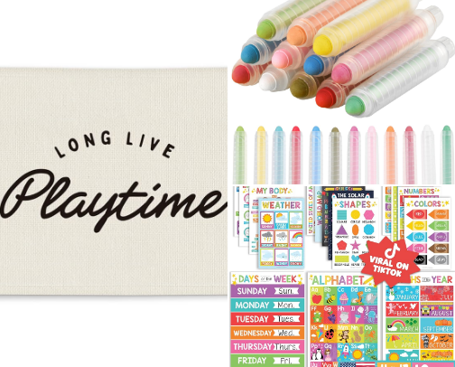 Neutral Toddler Playroom Gift Guide ✨🎄 cover photo collage