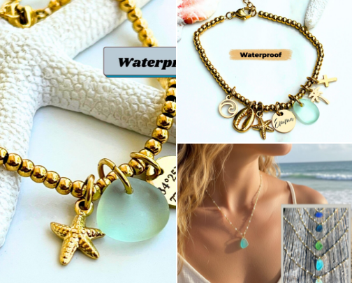 Sea Glass Gifts Under $40 cover photo collage