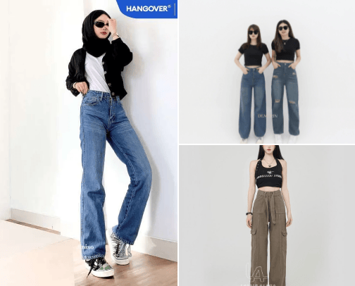 Rekomendasi Celana & Rok Jeans👖 cover photo collage