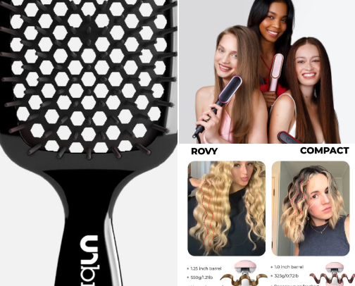 Hair cover photo collage