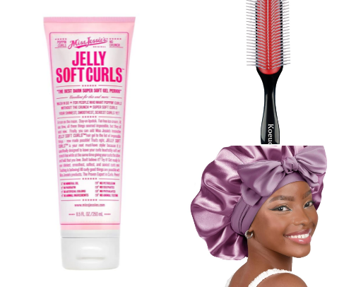 My Frizzy and Wavy Hair Care Routine cover photo collage