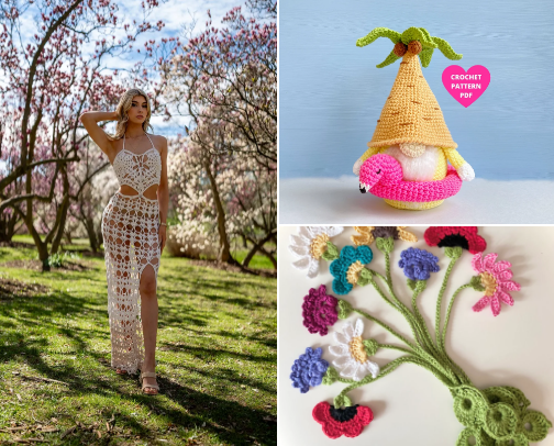 Summer Crochet Projects cover photo collage