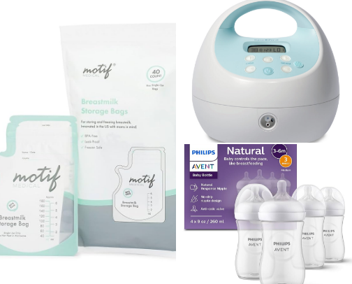 First time mom essentials 🤱🏻💞 cover photo collage