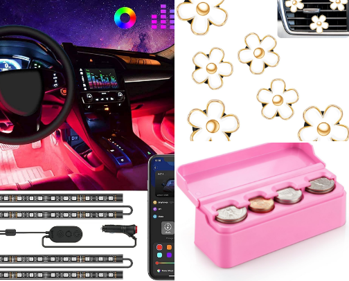 car accessories cover photo collage