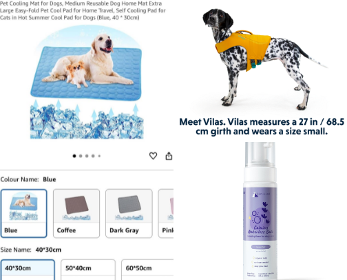 Summer Dog Essentials ☀️ cover photo collage
