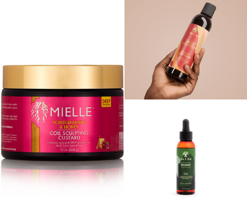 My Favorite Hair Products For 4A Coily Natural Hair cover photo collage