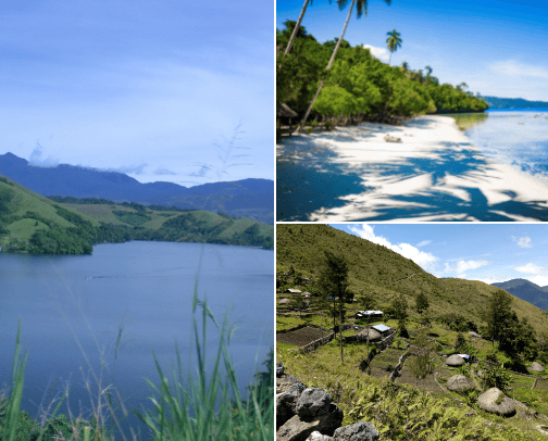 4 Destinasi wisata di Papua cover photo collage