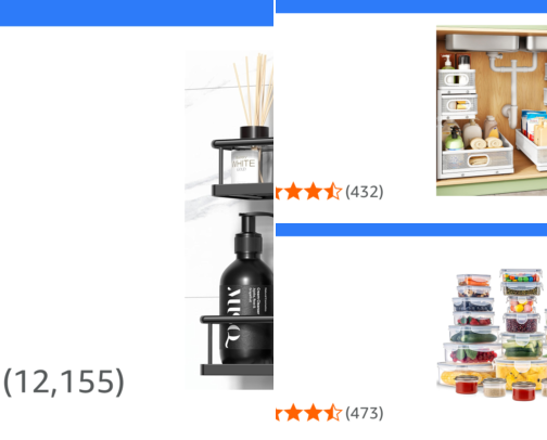 Amazon  Home Organization Finds cover photo collage