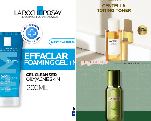 Step by step my skincare cover photo collage