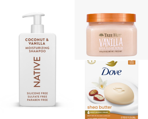 Vanilla Shower Routine 🛀 cover photo collage