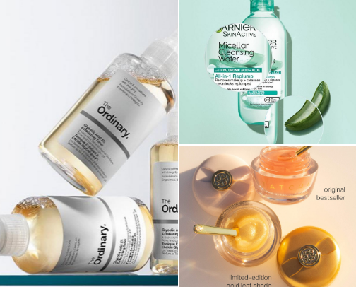 Skincare Routine for dry/oily acne prone skin! cover photo collage