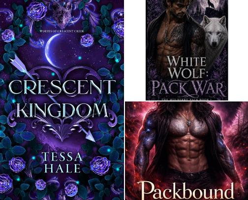Free PDF - Crescent Kingdom (The Wolves of Crescent Creek Book 1) Pack Bonds Collection cover photo collage