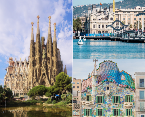 Barcelona delights cover photo collage