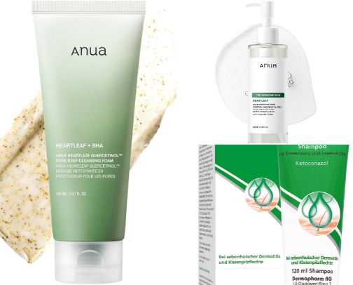 Aktuelle Skincare weil ich kein Make Up mag 😄 cover photo collage